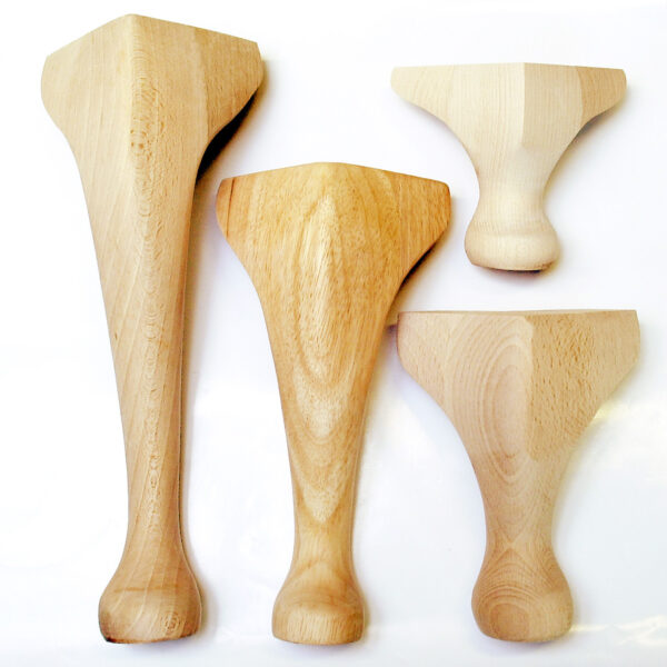 Queen Anne Legs - Sanded finish