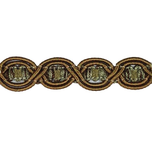 London Eye Braid - Colour. 7097 Copper/Brown