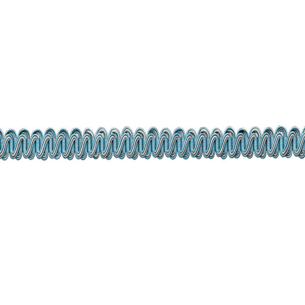 Scroll Gimp Braid Col.1505 Blue/Cream Mix