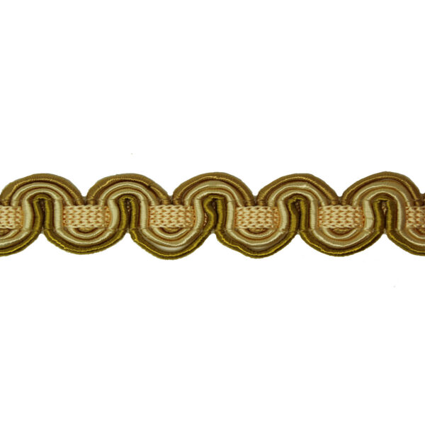 Strand Gimp Col. 110 Mustard/Cream/Gold Mix