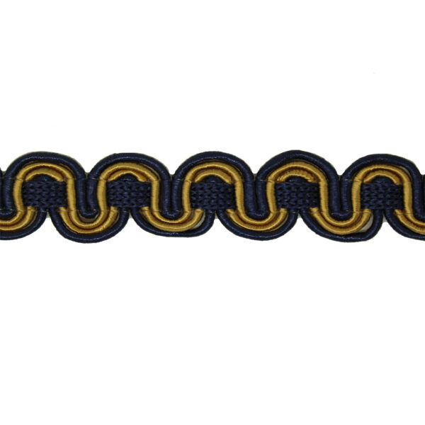 Strand Gimp Col. 152 Gold and Dark Blue