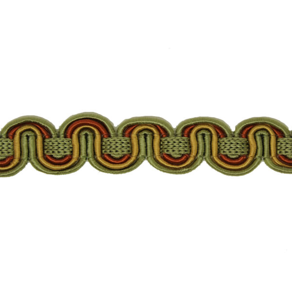Strand Gimp Col. 190 Green/Gold/Rust Mix