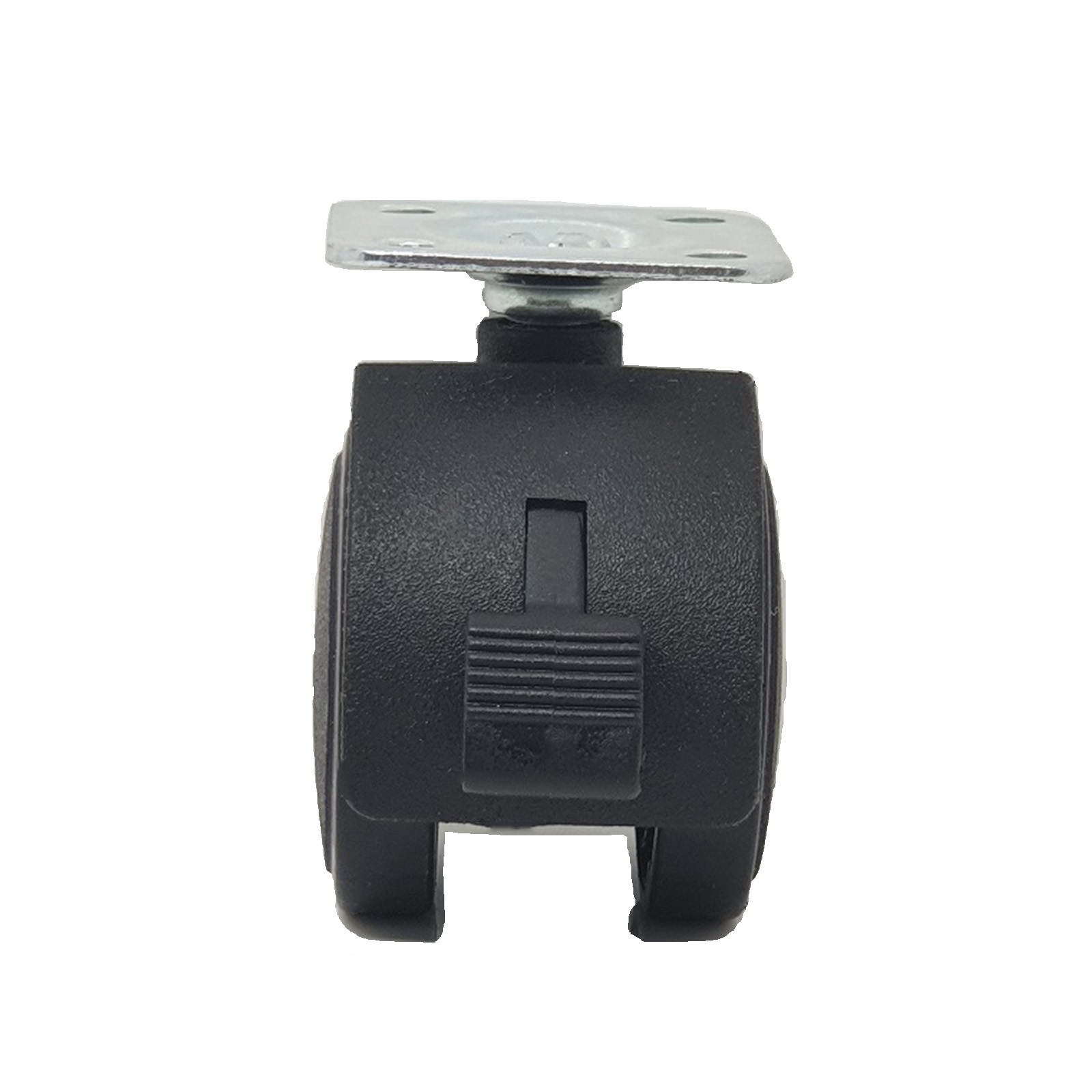 Twin Wheel Black Nylon Castors - Image 3