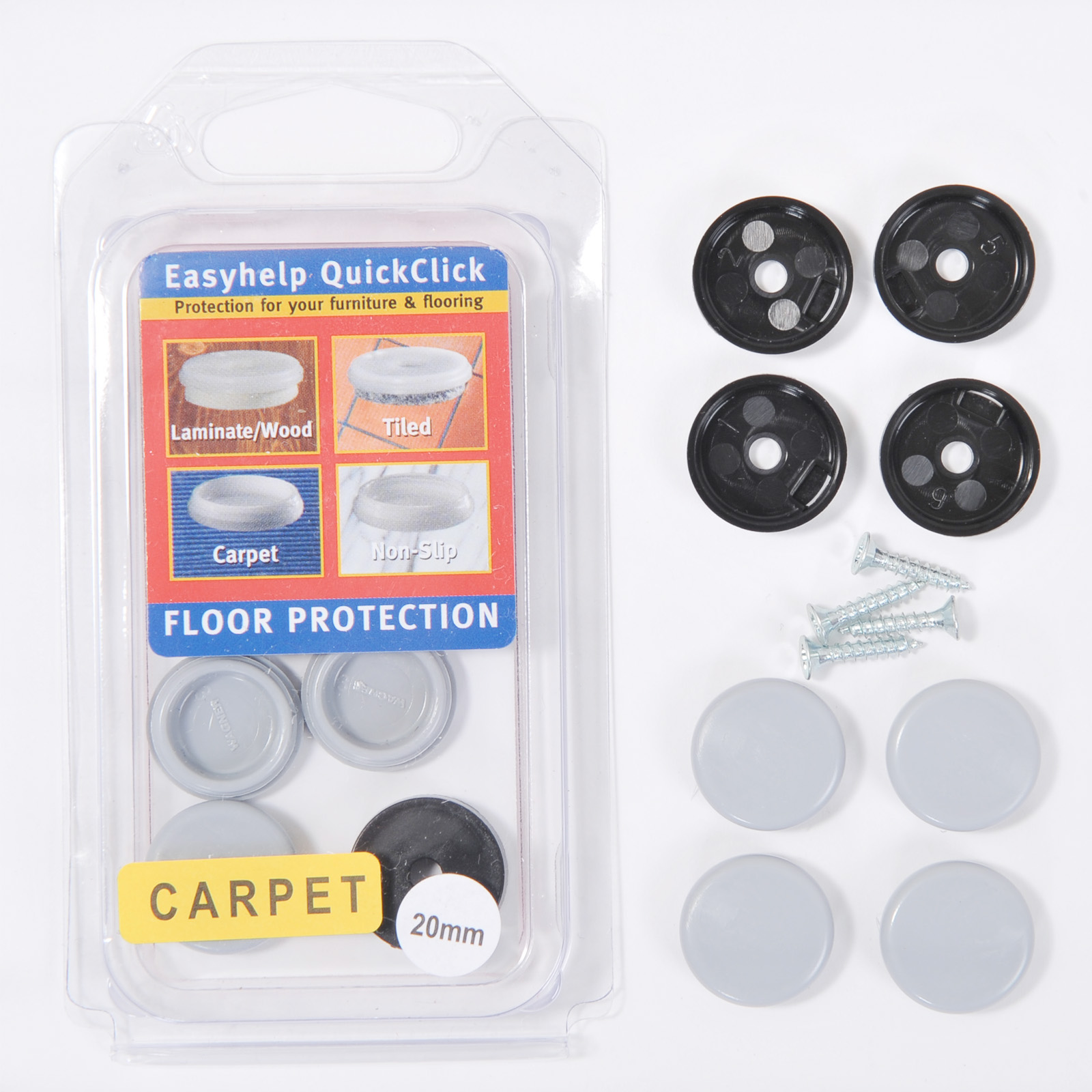 QuickClick Glides for Carpets